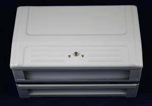 White Metal Singlefold Paper Towel Dispenser