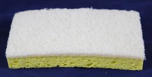 White Scrubber Sponge